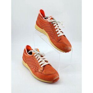 ECCO Women's Speed Hybrid Lace Up Activewear Golf Shoes Orange Size 38 US 7-7.5W